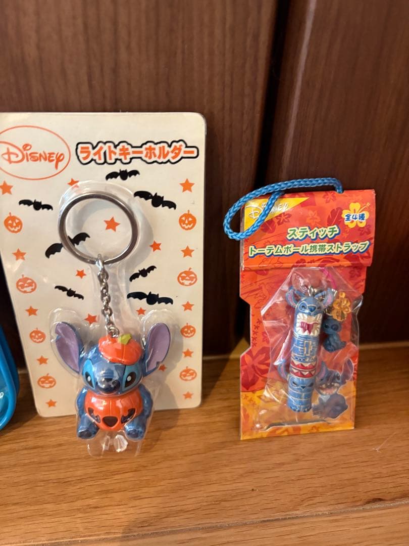 レトロ　ディズニー　スティッチ　平成レトロ　新品ばかり　キーホルダー　ポーチ