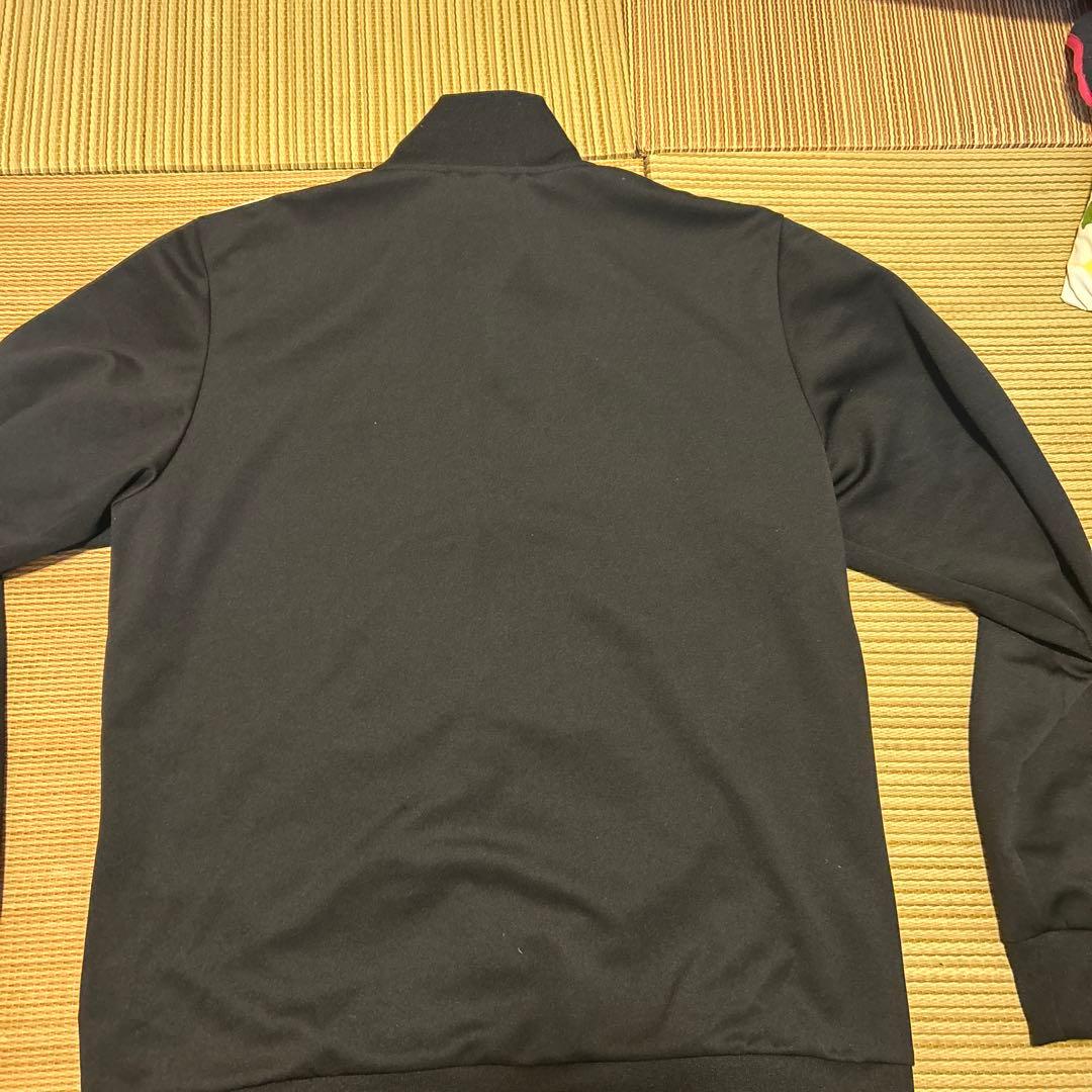 adidas ブラック ジャージジャケット XL