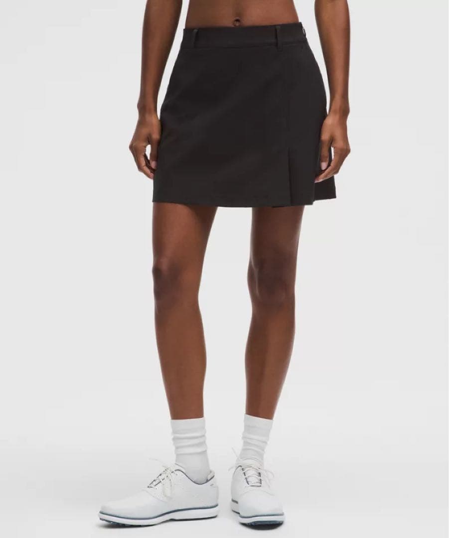 lululemon ストレッチツイル フロントプリーツゴルフスカート 24(S)