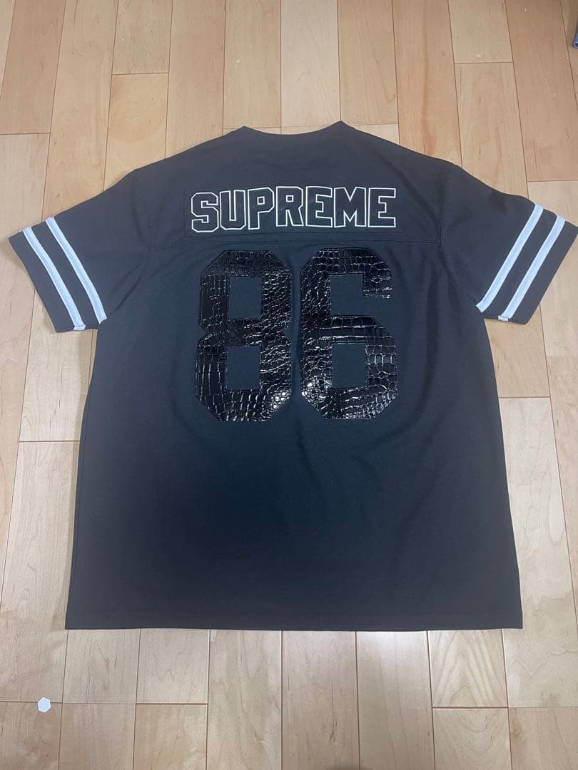 シャツ Supreme 22SS FAUX CROC FOOTBALL JERSEY
