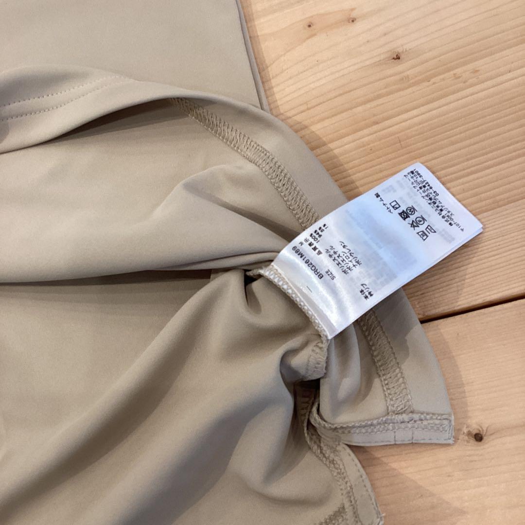 新品　正規品　BRIEFING BACK LOGO LINE POLO ベージュ