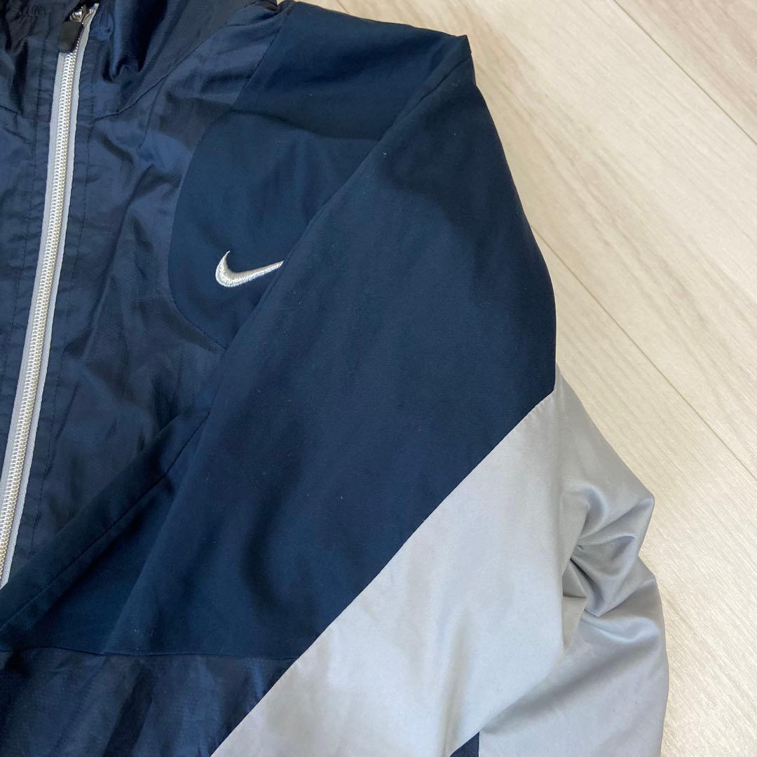 NIKE ナイキ L ナイロンセットアップ 紺色