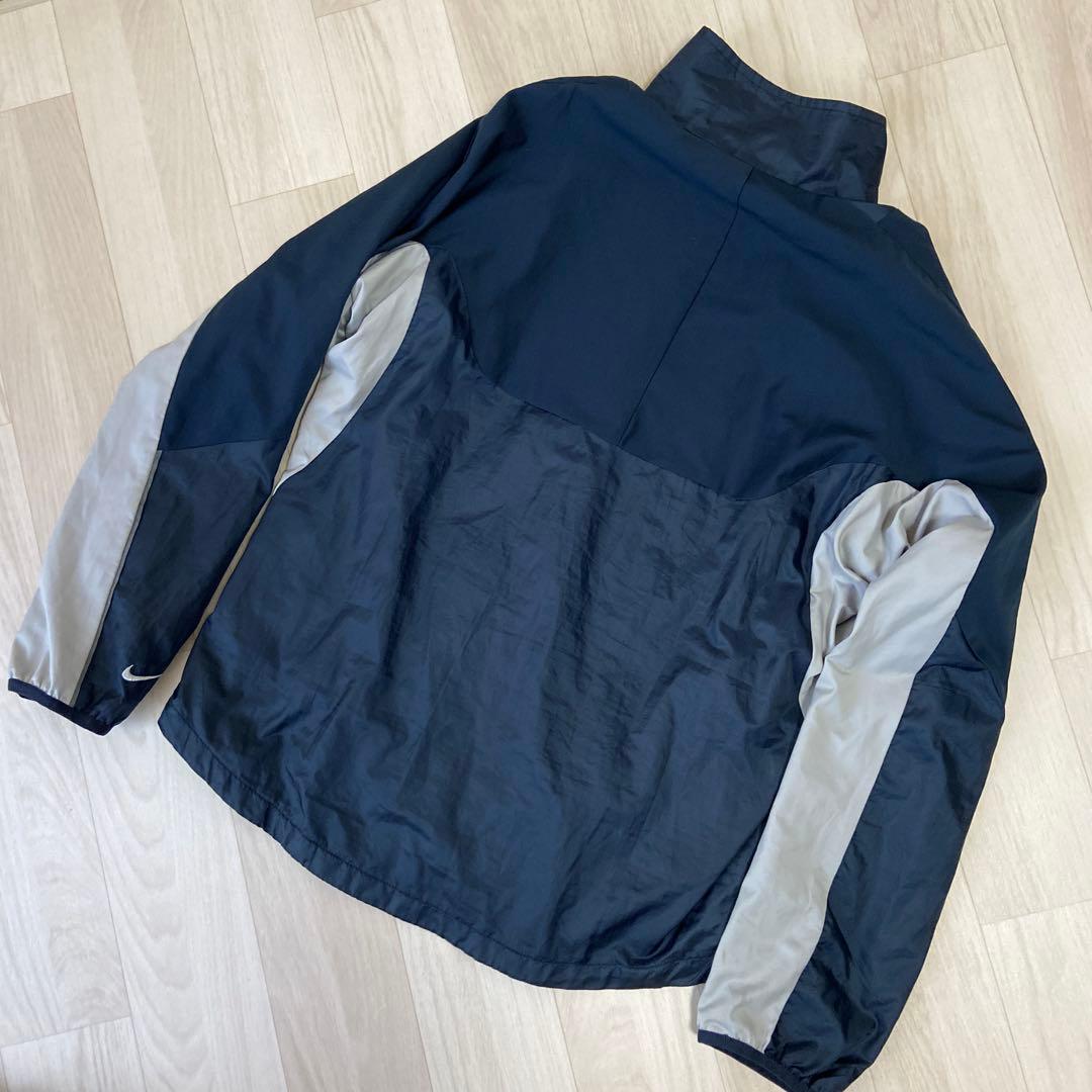 NIKE ナイキ L ナイロンセットアップ 紺色