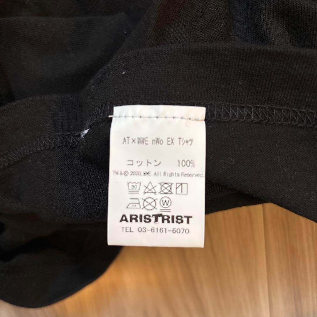 激レア　蝶野正洋直筆サイン入りnWoロゴTシャツ Sサイズ ブラック 美品