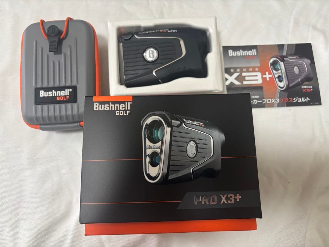 ほぼ新品！　Bushnell Pro X3+ ゴルフ用距離計　現行モデル