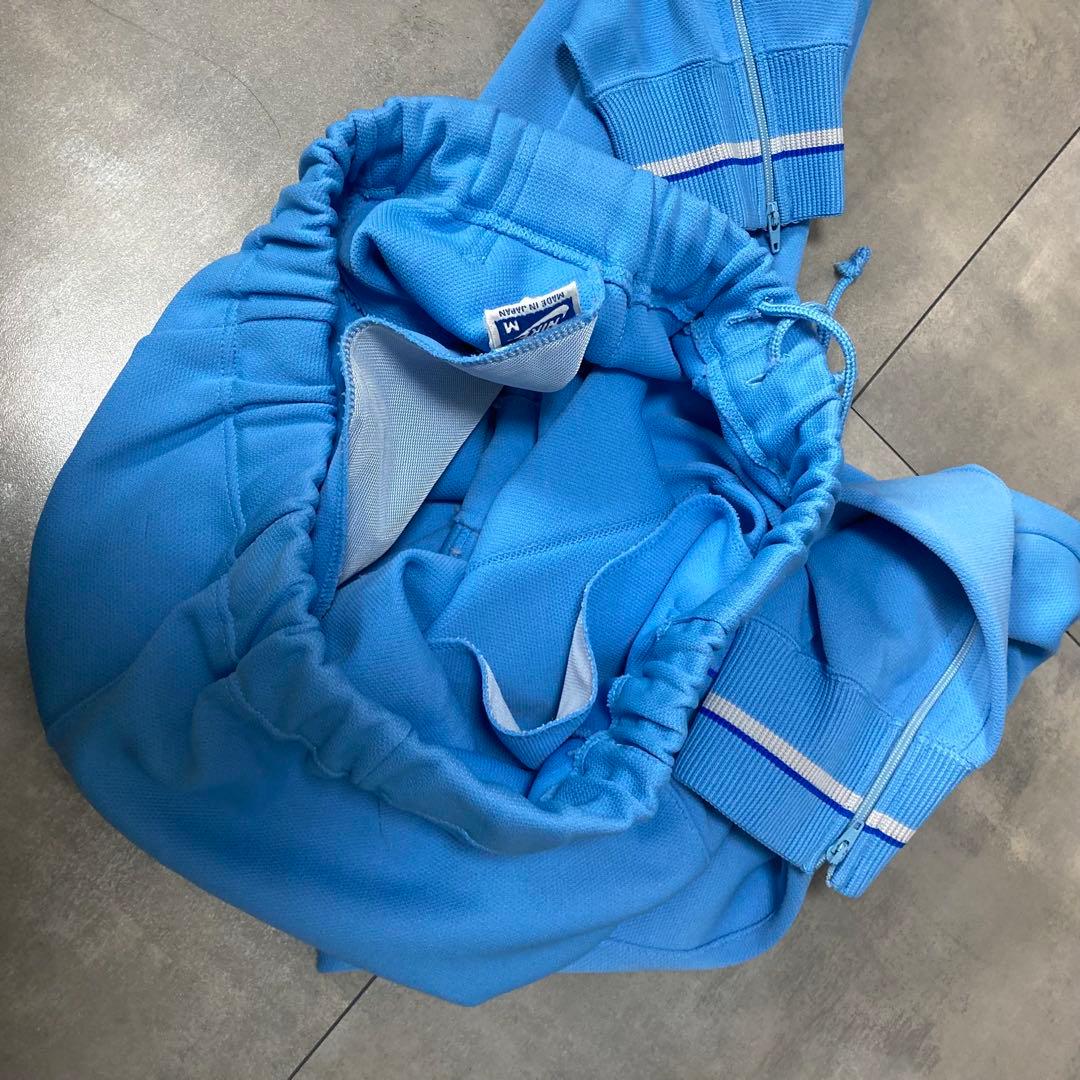 90s NIKE ナイキ トラックジャージ ズボン 水色 M日本製 パンツ