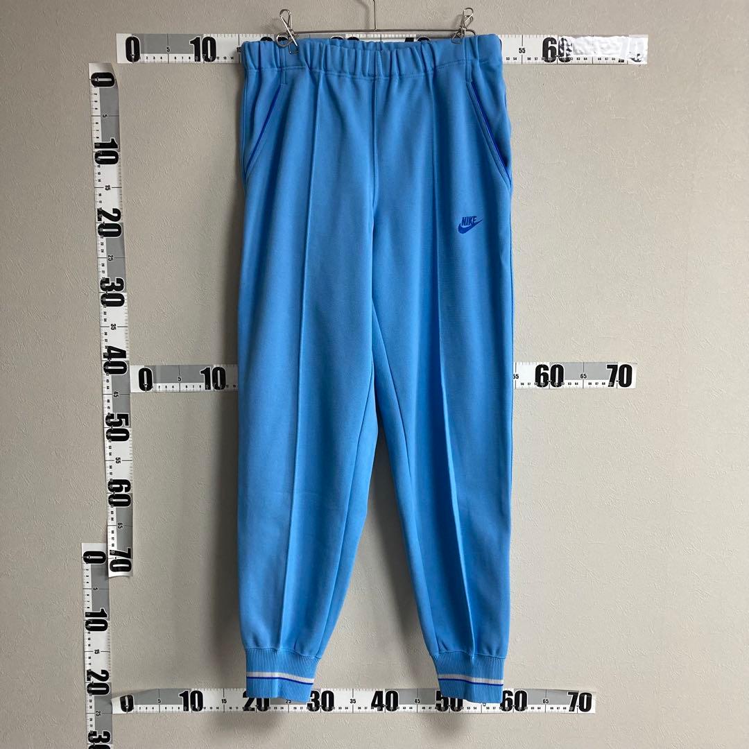 90s NIKE ナイキ トラックジャージ ズボン 水色 M日本製 パンツ