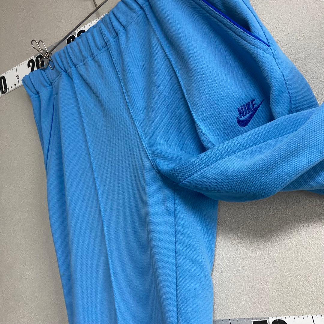 90s NIKE ナイキ トラックジャージ ズボン 水色 M日本製 パンツ