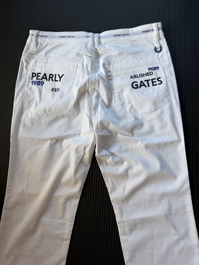 新品　PEARLYGATES パーリーゲイツ　パンツサイズ5 ホワイト（白）