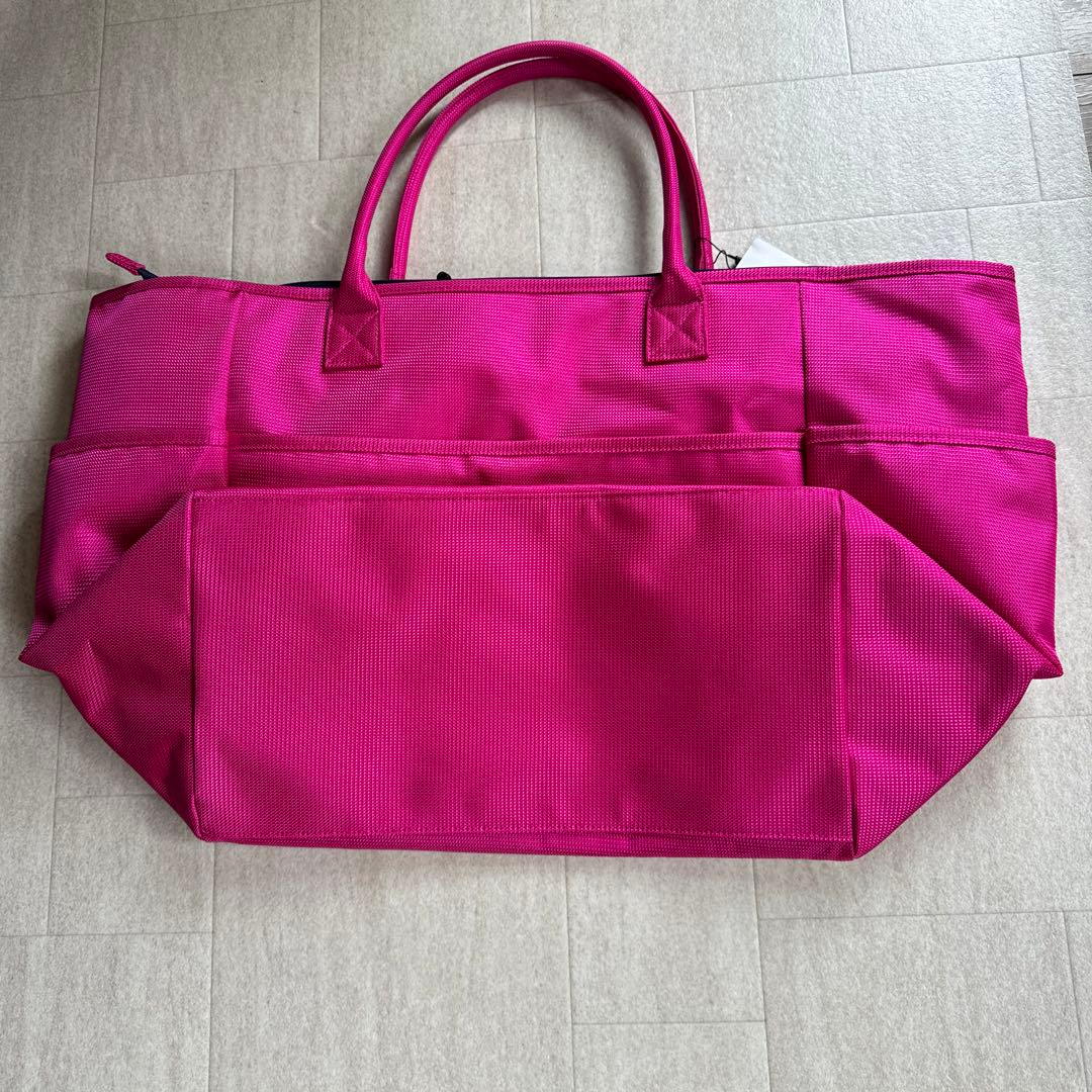 PEARLY GATES トート型ボストンバッグ ピンク シューズポケット付き