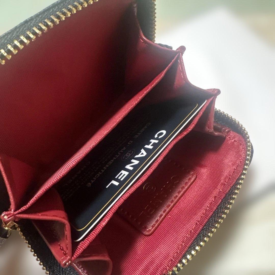 CHANEL レザーミニ財布 ノベルティ