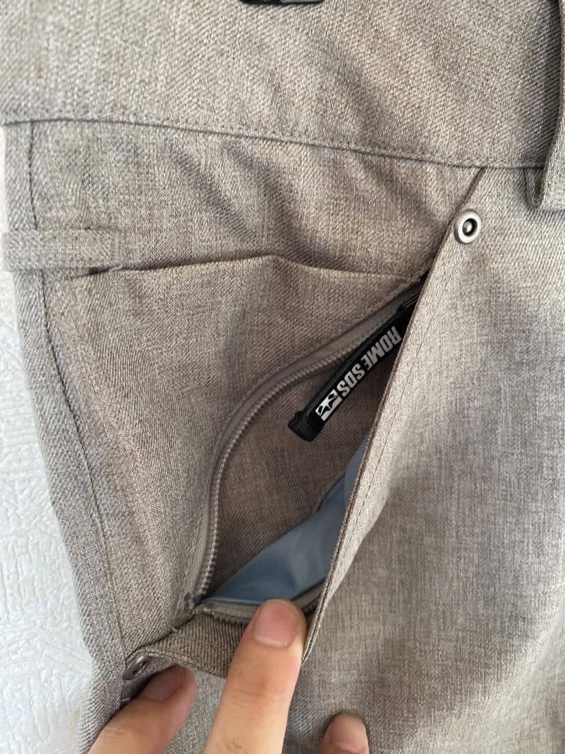 未使用 ROME SDS スノーボードウェア パンツ グレー XL
