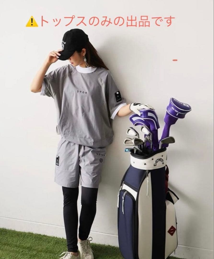 アンティカANTIQUA GOLF×STCH トップス