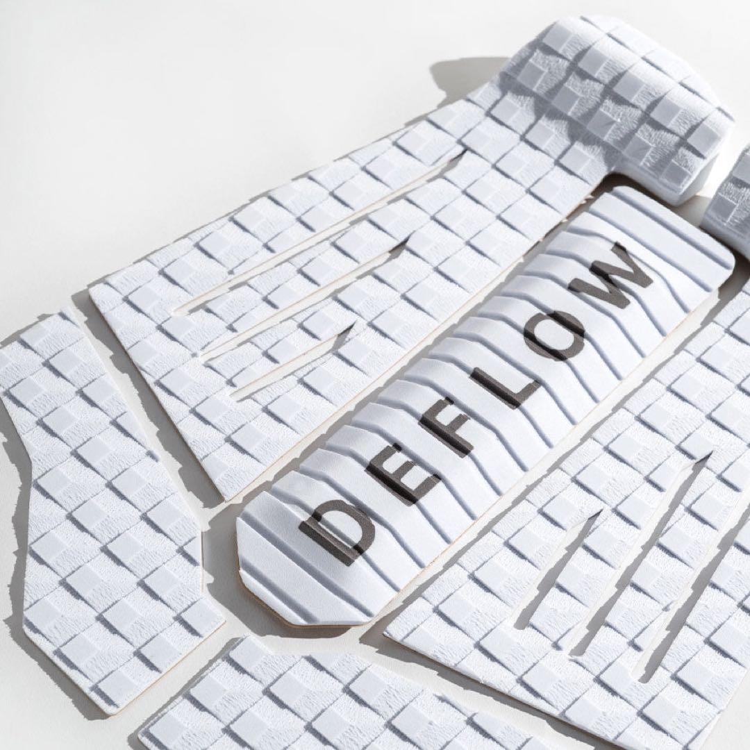 DEFLOW ホワイト デッキパッド ERWIN TAIL PAD WHITE
