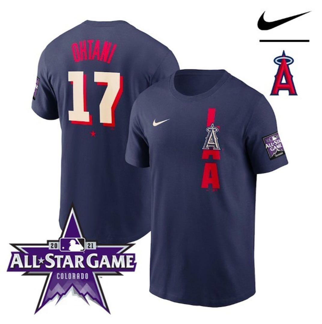 【新品未開封】ナイキ MLB 2021オールスター 大谷翔平 Tシャツ M