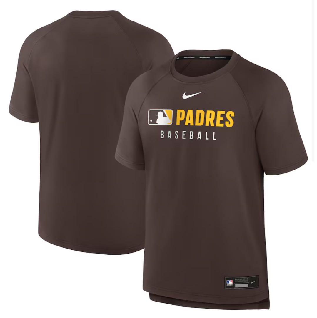 ダルビッシュ選手等着用サイズL パドレスオーセンティック パフォーマンスTシャツ