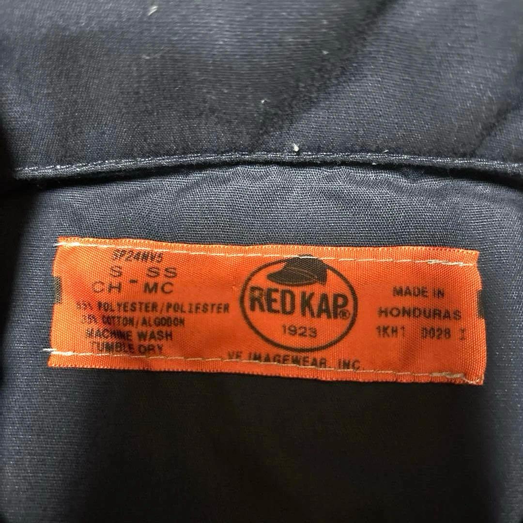 【激レア・美品】鹿島アントラーズ RED KAP ワークシャツ 半袖 ネイビー