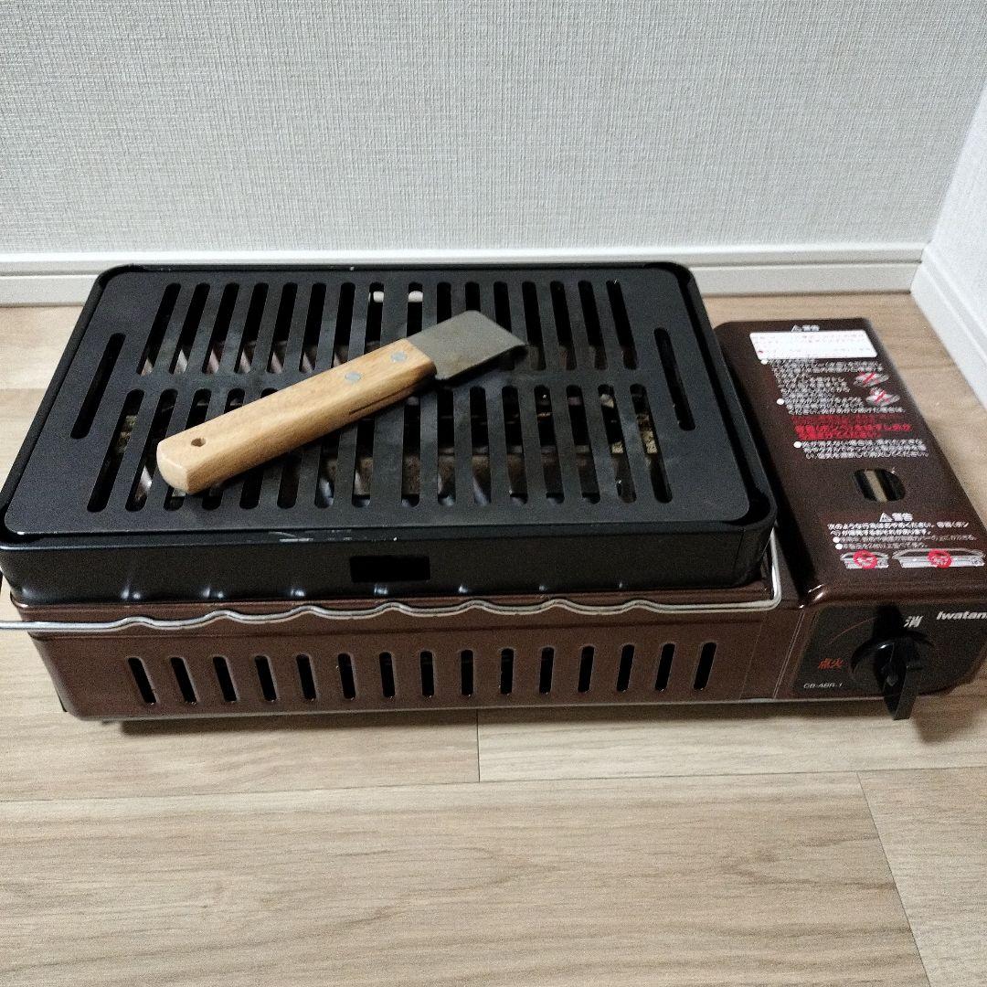 イワタニ 炙りや 炉ばた焼器 （炎たこプレート、鉄板、収納ケース付き）