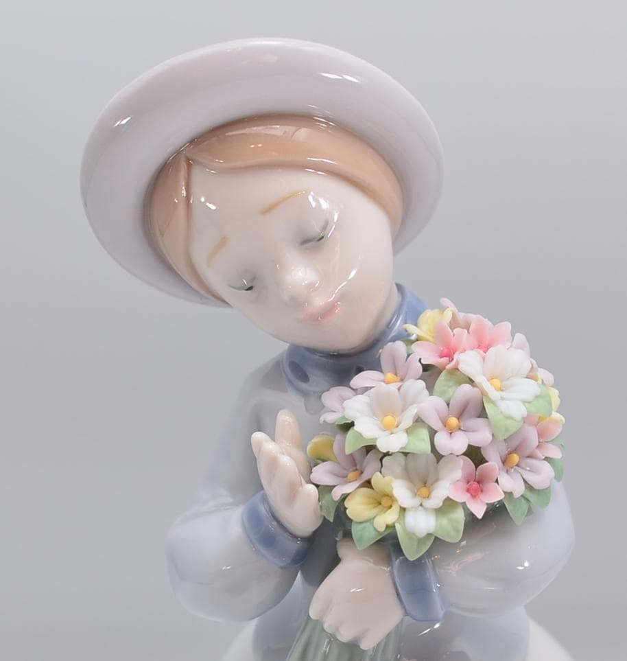 花開く時　＃6869　No.2　★リヤドロ　スペイン　ポーセリン　ヴィンテージ