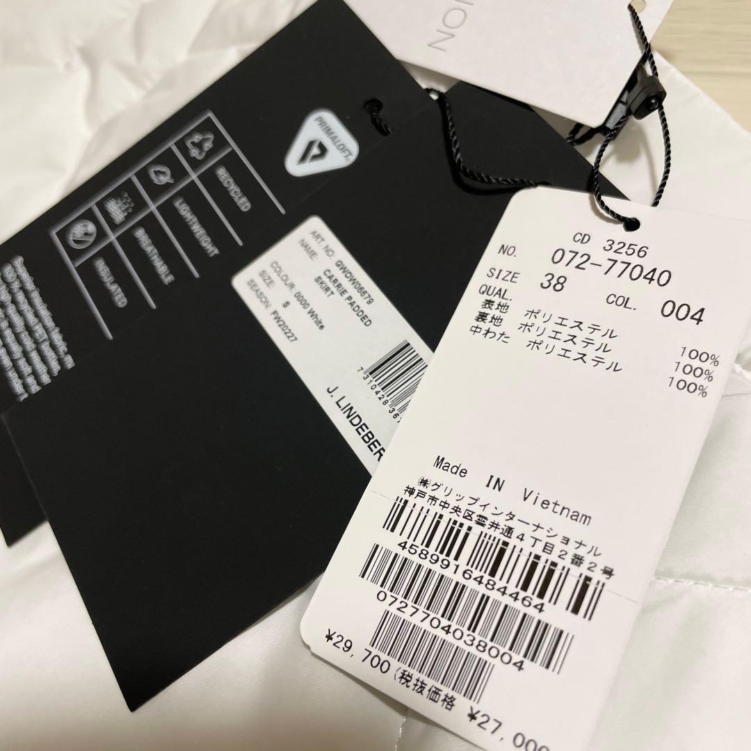 アンズ J.LINDEBERG スカート キルティング ダウン ゴルフ
