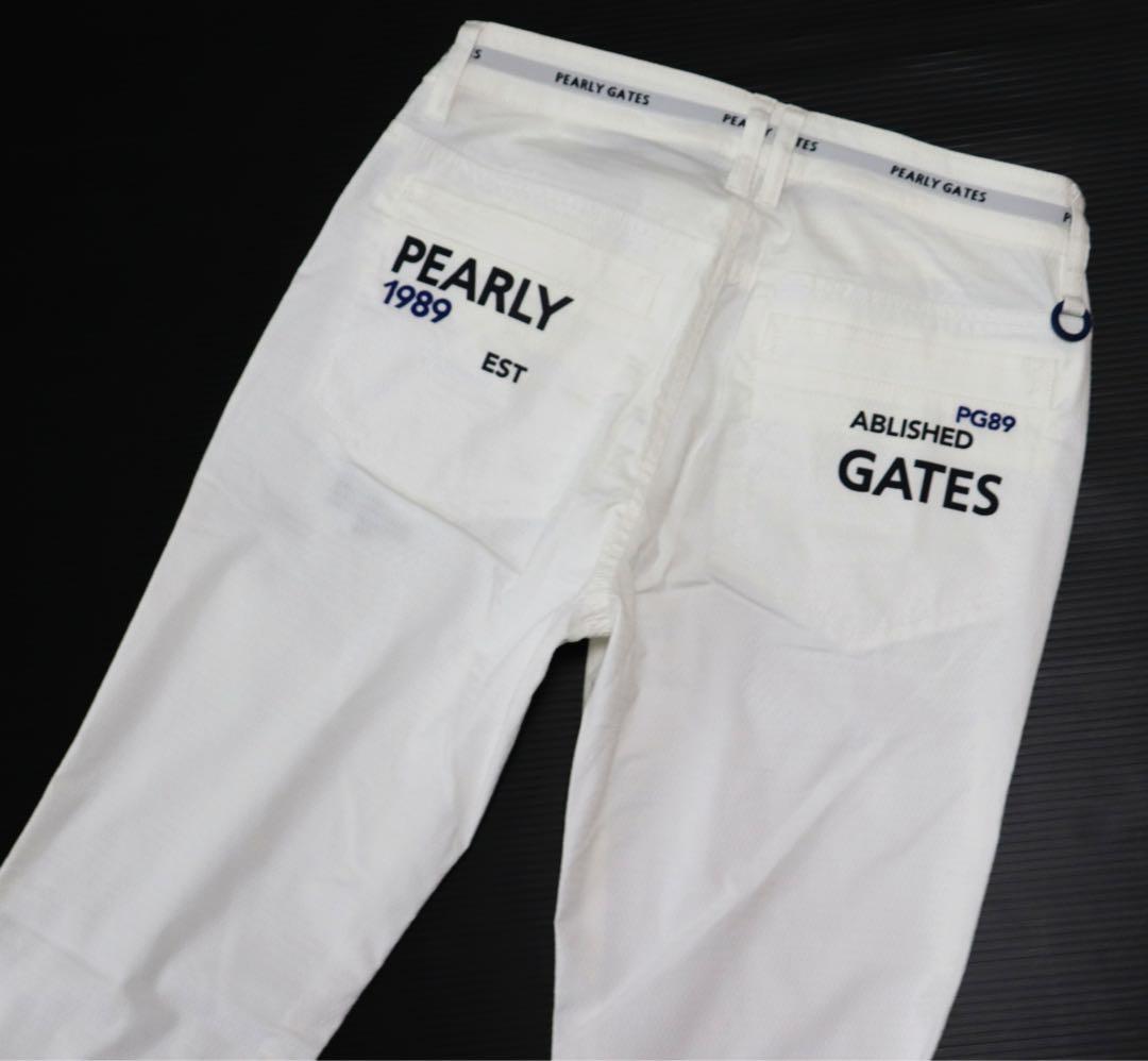 《パーリーゲイツ》新品 ティー付 薄手 接触冷感 ストレッチパンツ 0(W71)