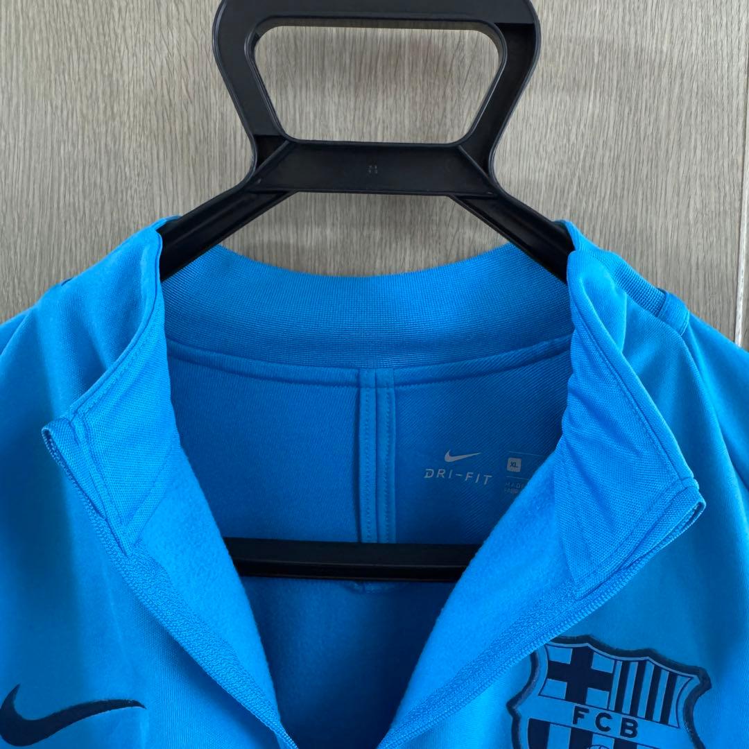 NIKE/ナイキ バルセロナ ハーフジップトップス XL/ブルー/ストライク