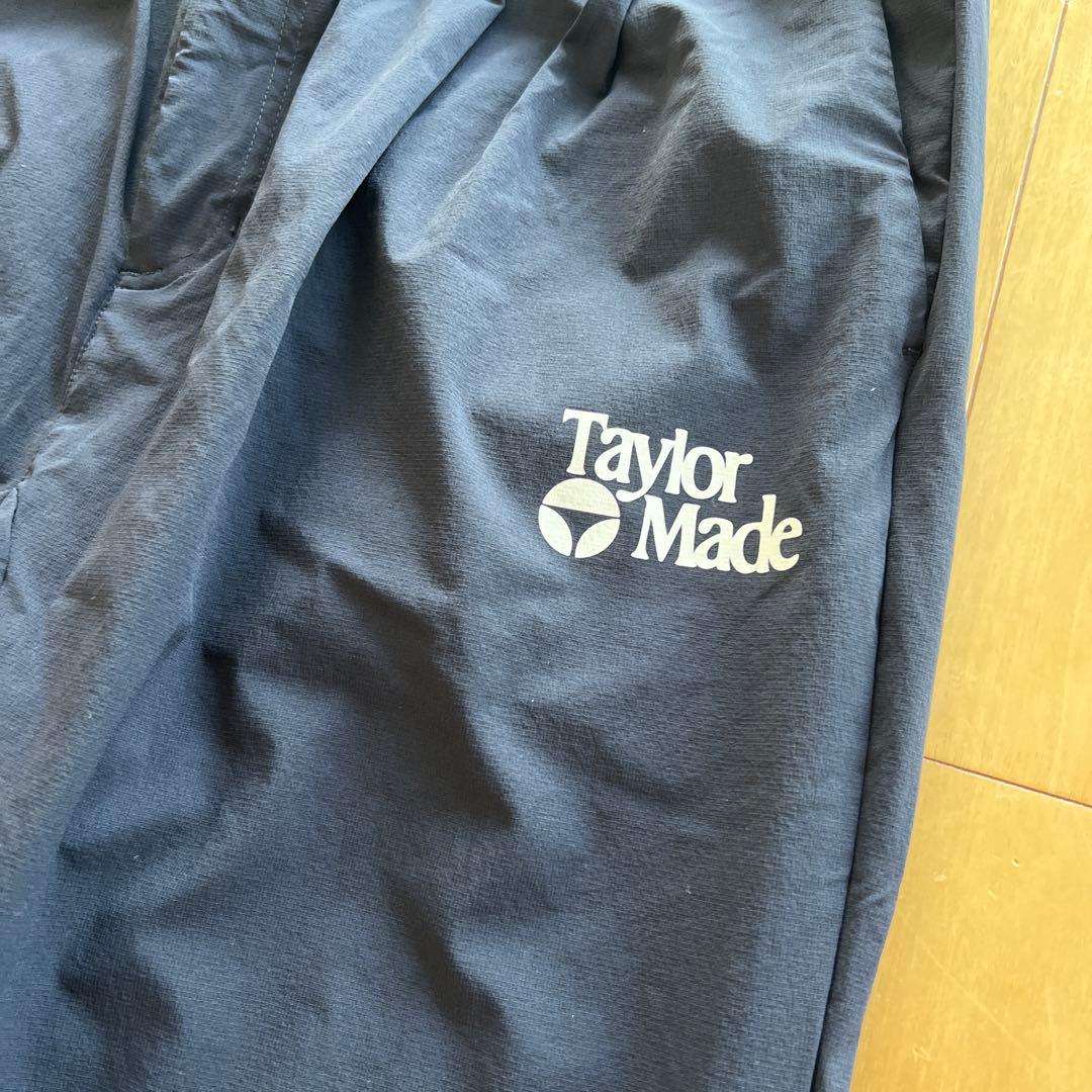 <TaylorMade>ゴルフ　アローズコラボ　ロゴワイドパンツ　ネイビ