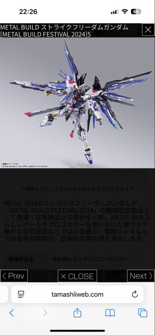 l build festival 2024ストライクフリーダムガンダム