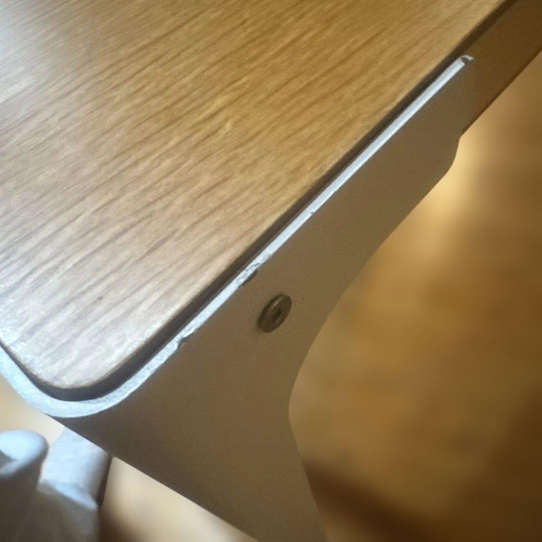 廃盤希少無印良品　スチール脚木製デスク