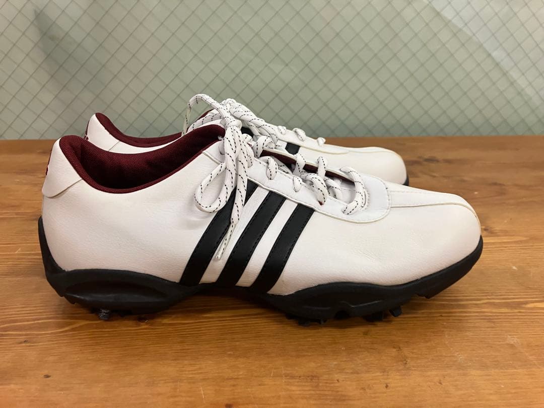 adidas ゴルフシューズ 23.5cm スパイク付 レディース 1回使用 …