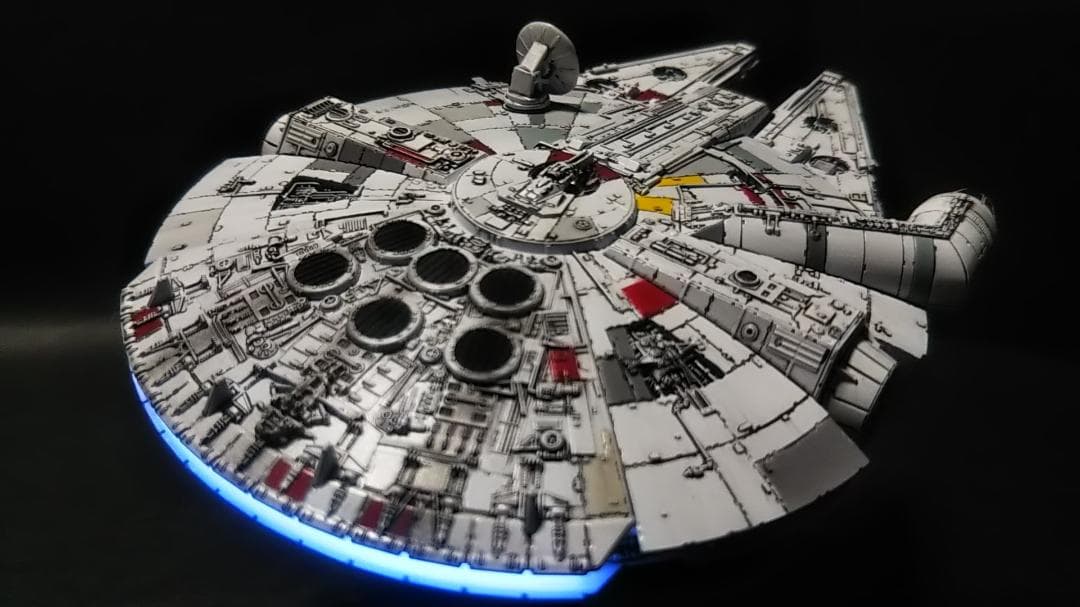 ミレニアムファルコン 電飾改修 完成品 1/350