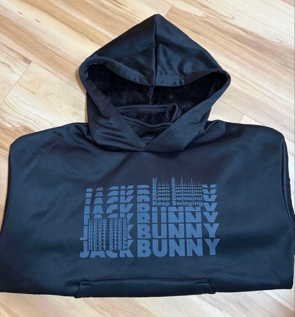 JackBunny ‼︎裏フリースパーカー ブラック 4（M）新品未使用 正規品