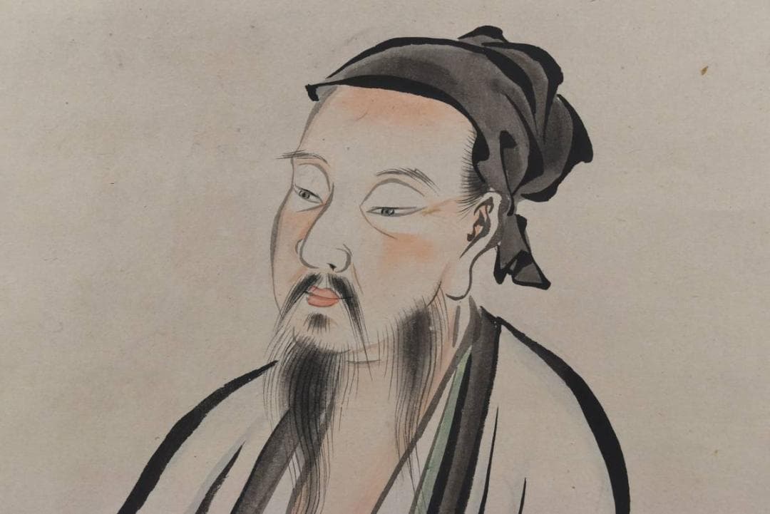 【真作】狩野勝川院（雅信）/江戸前期/林和靖図/掛軸/名家伝来/AA-420
