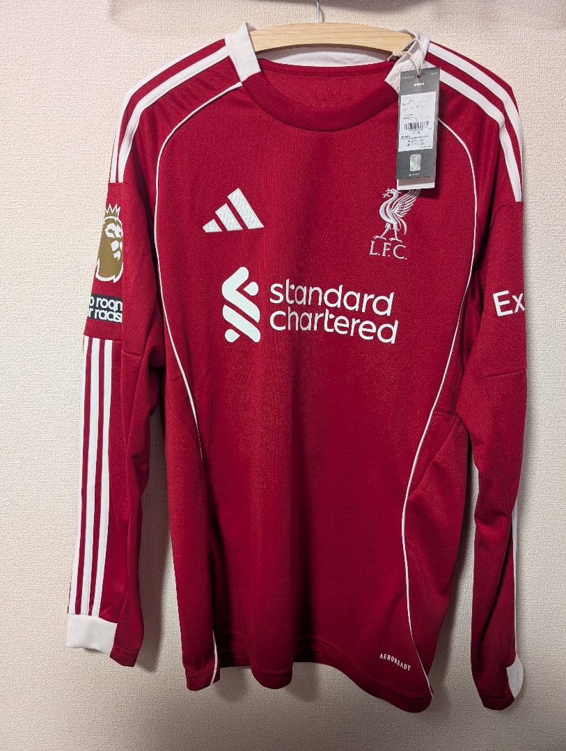 正規品　Liverpool　25/26 エキティケ L　長袖　ユニフォーム