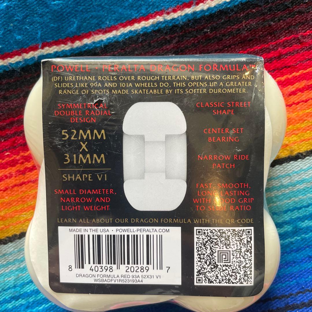 PowellPeralta Dragon フォーマルウィール 52MM 93A