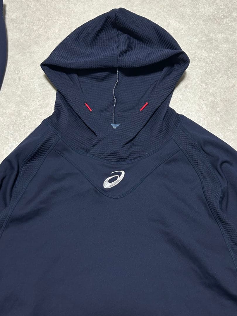 希少 セットアップasics ベースボール　フィールドパーカー パンツ 2XL