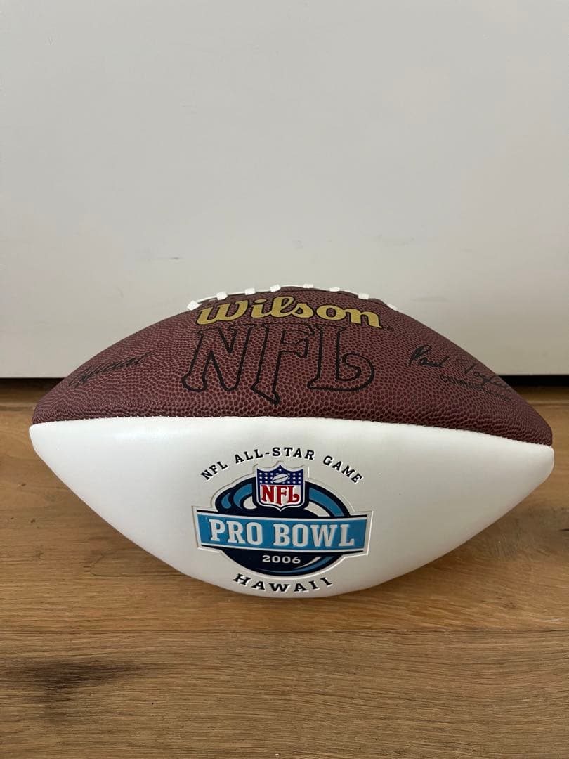超レア！NFLプロボウル2006アメリカンフットボール、ミニヘルメット&おまけ付