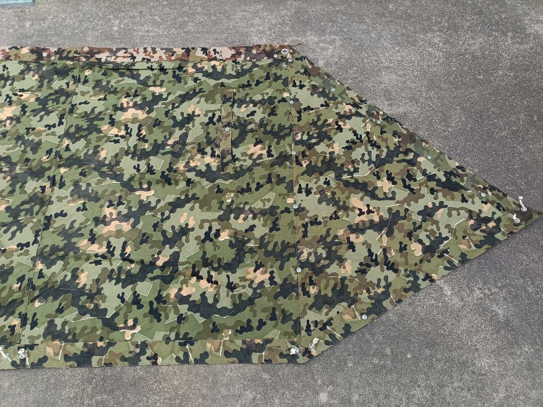 【美品】西ドイツ軍 アメーバカモ パップテント 1956年