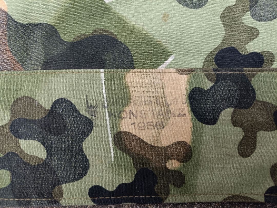 【美品】西ドイツ軍 アメーバカモ パップテント 1956年