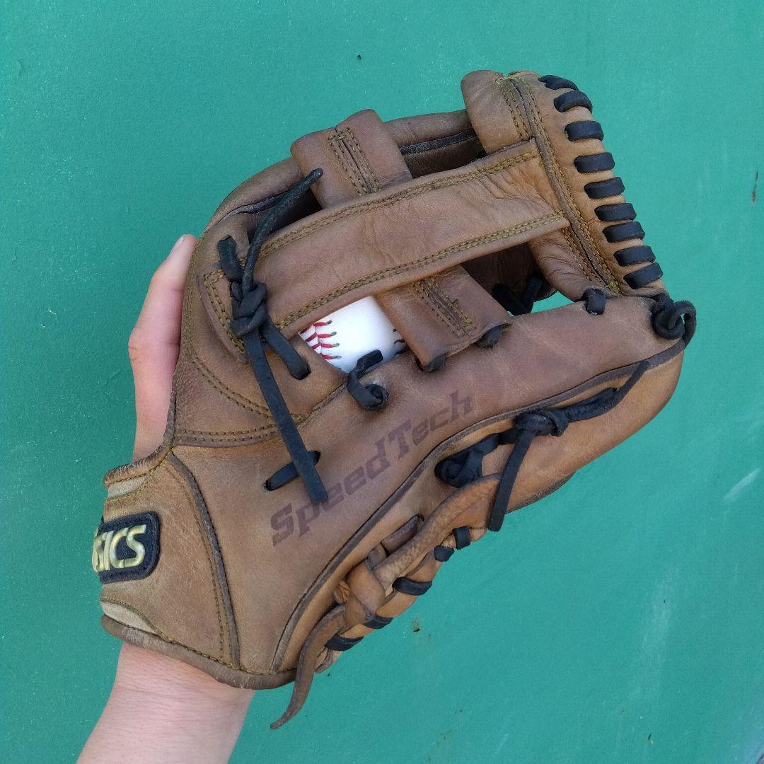 【良型】野球 グローブ 一般硬式 アシックス ゴールドステージ 内野手用