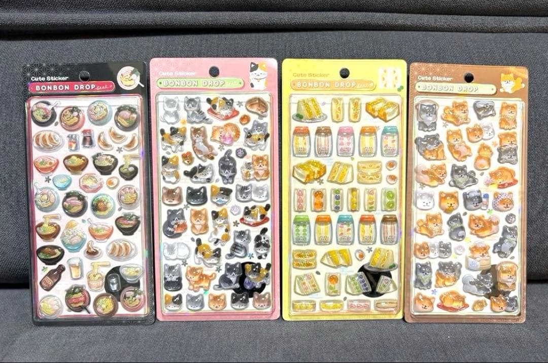 週末セール【正規品】新作♡第二弾　和柄　ボンボンドロップシール　コンプリート