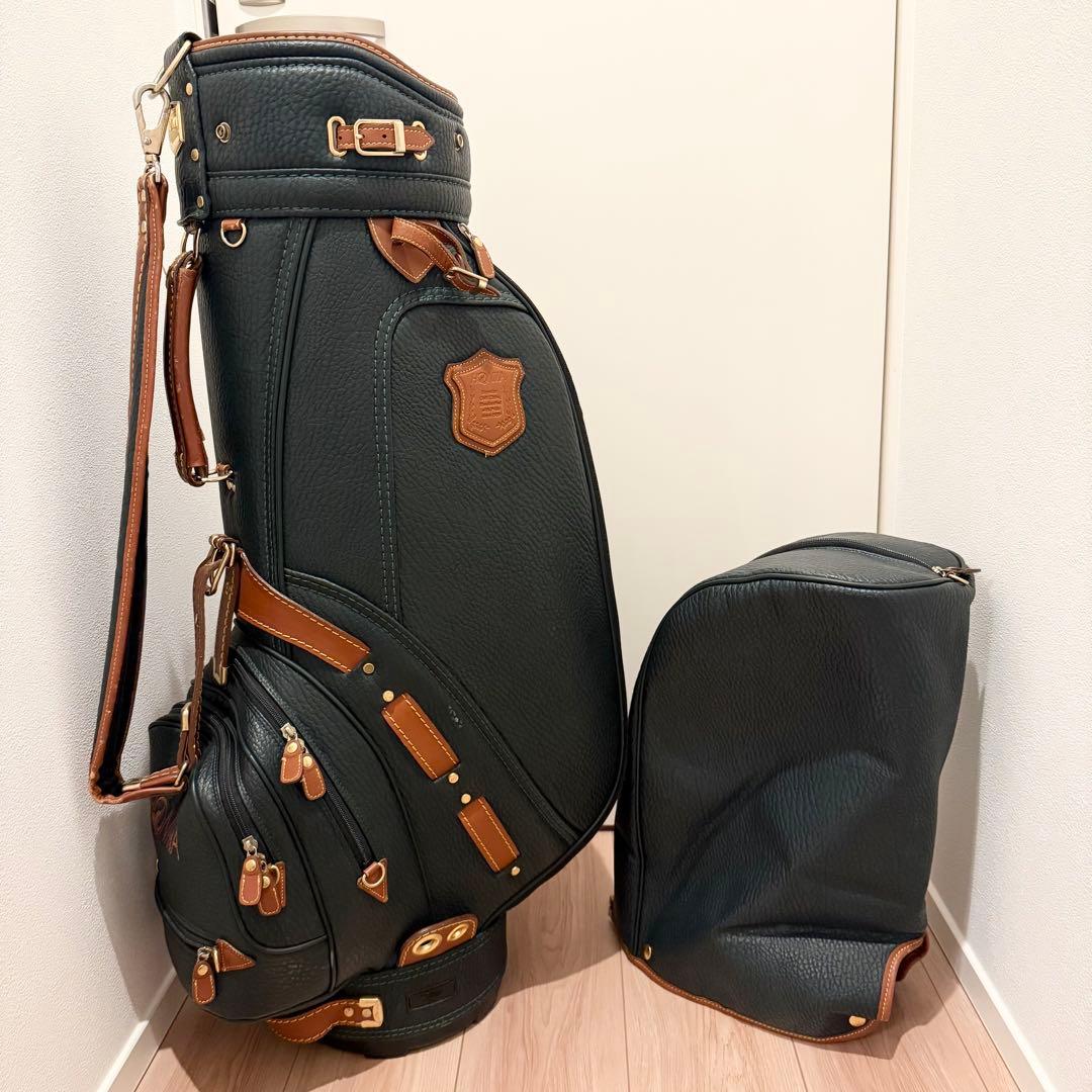 牛革 HONMA ホンマ ヘリテイジ キャディバッグ ゴルフバッグ 廃盤品