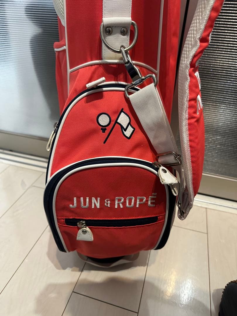 JUN&ROPE ゴルフバッグ　(ピンク)