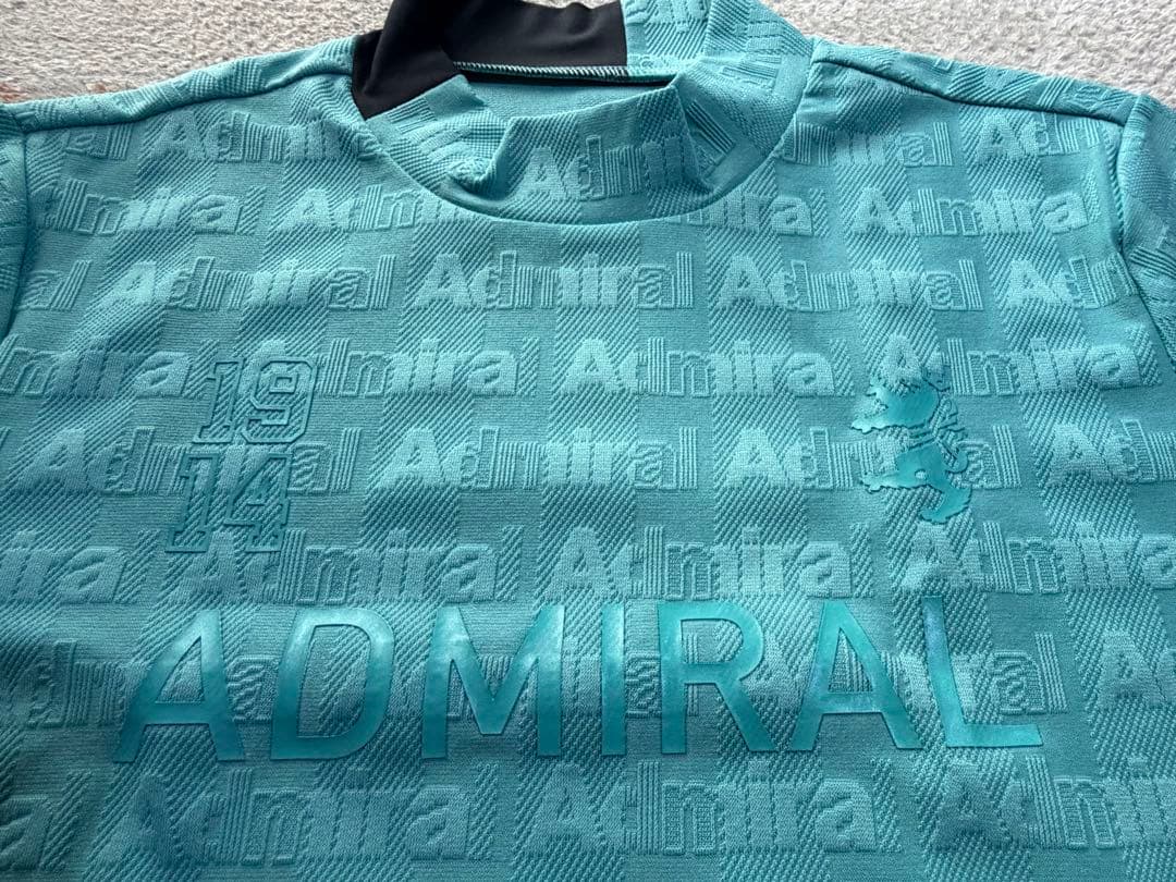 アドミラルゴルフ モノグラムプリント ADMA501 Mサイズ ミントグリーン
