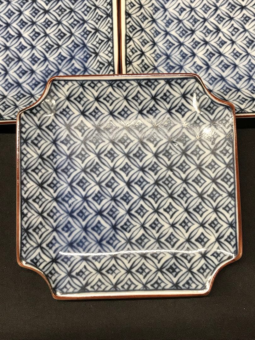 値下！【美品】清水焼　白陶窯　小皿　7P
