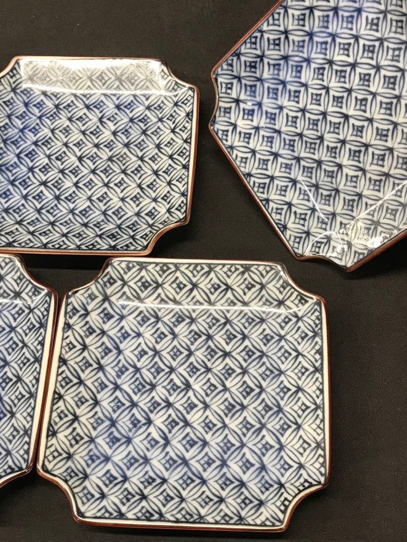値下！【美品】清水焼　白陶窯　小皿　7P