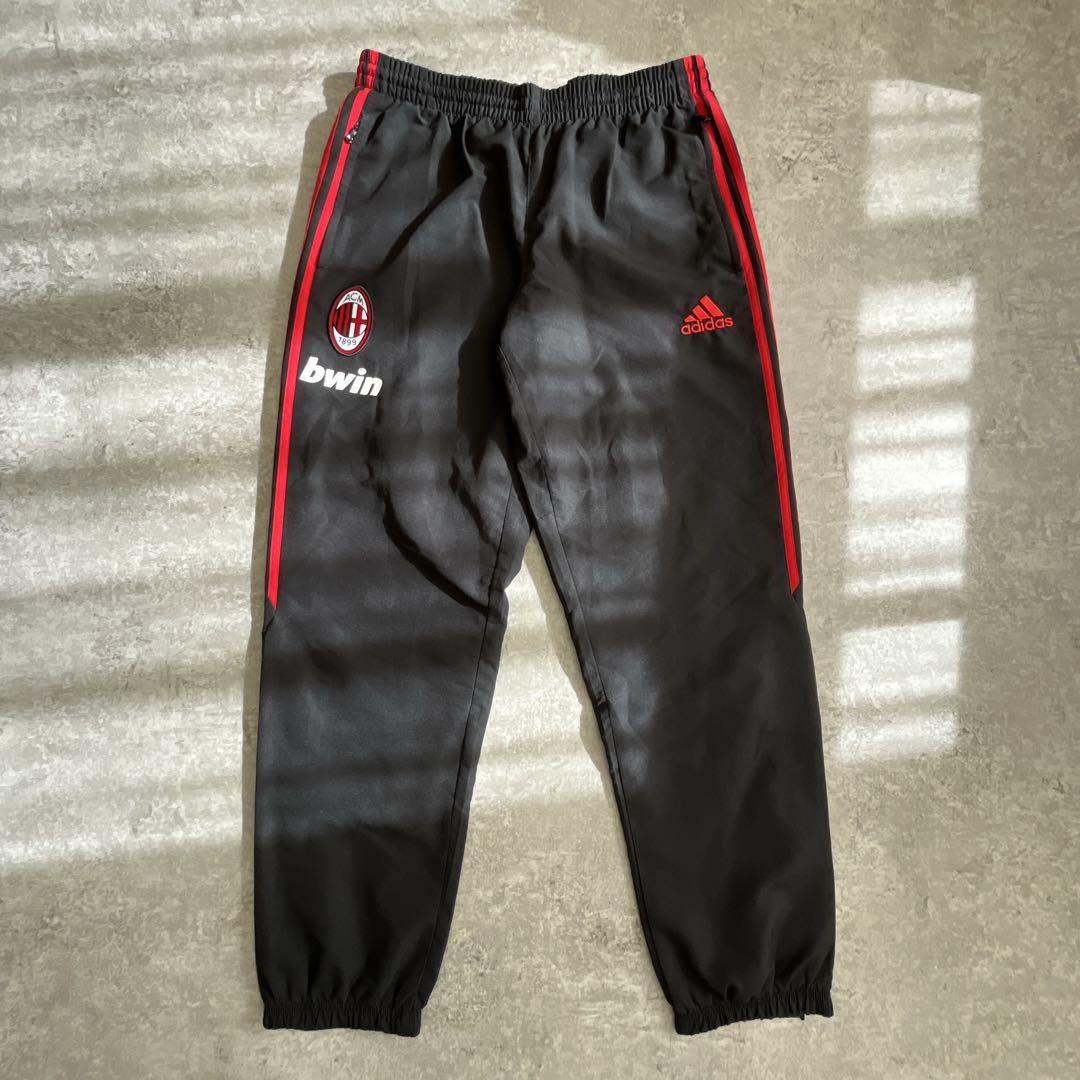 アディダス acミラン トラックパンツ ブラック AC MILAN bwin