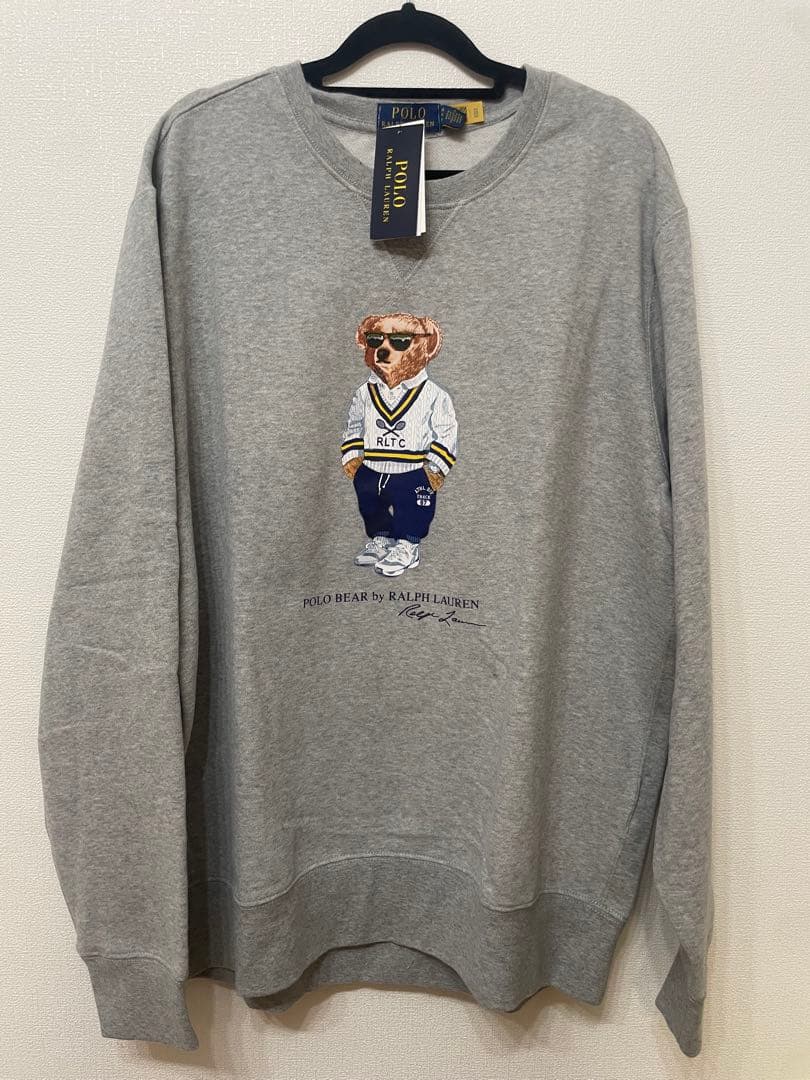 ポロラルフローレン パーカー メンズ ポロベア　フリース スウェット　新品