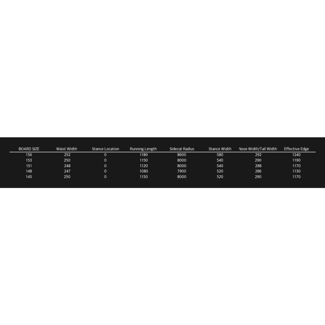 24-25SPRED スプレッド　LTA 153 スノーボード