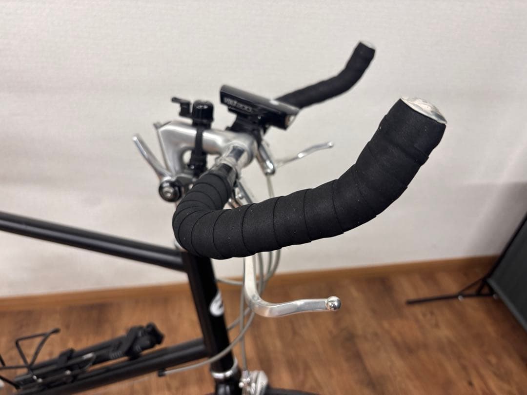 ブラック クロモリフレーム 小径自転車